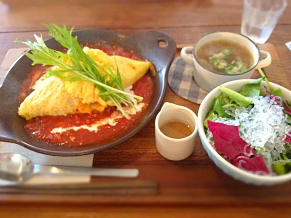 とろとろオムライスランチ|なつきさん