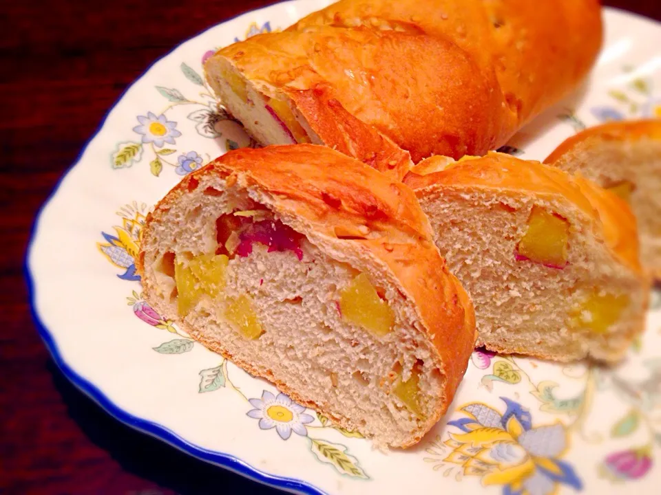 さつまいもパン(^o^)|ぴんこさん