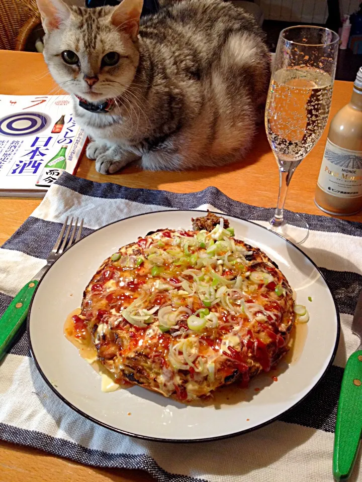 洋風お好み焼きふう♪|まんどしゃさん