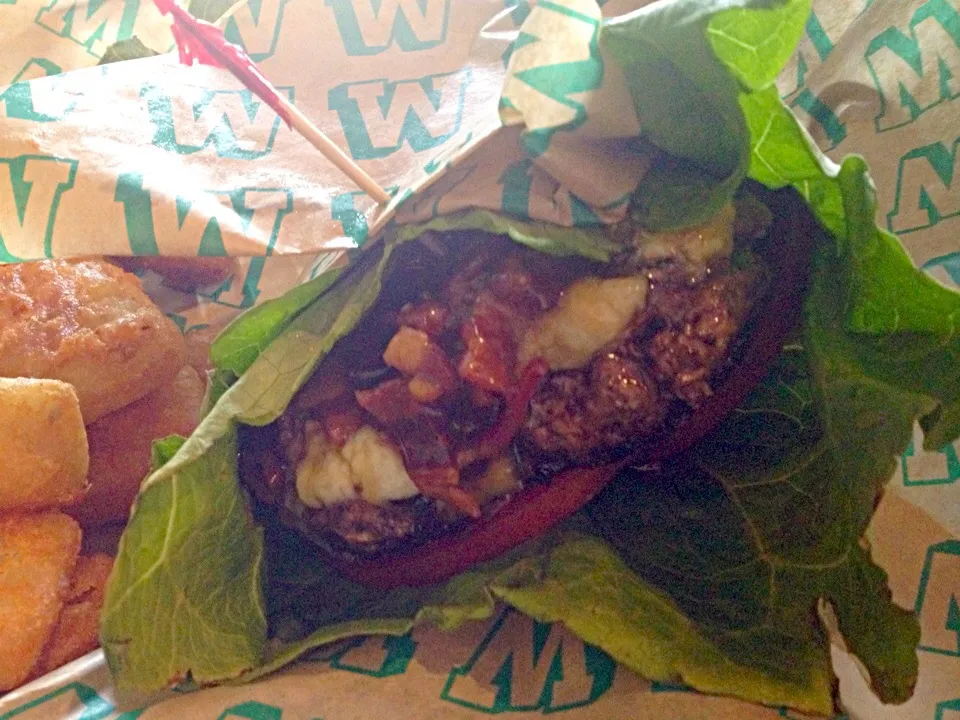 Burger (with lettuce wrap instead of bun)|Shawna Rowleyさん