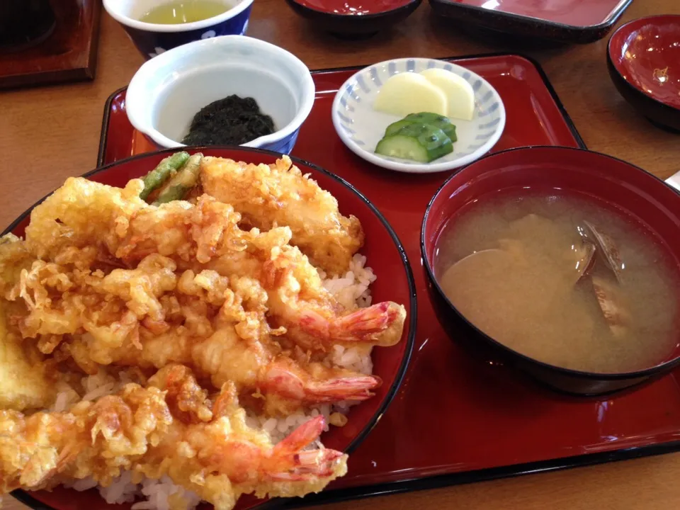 Snapdishの料理写真:活き天丼|yukimiさん