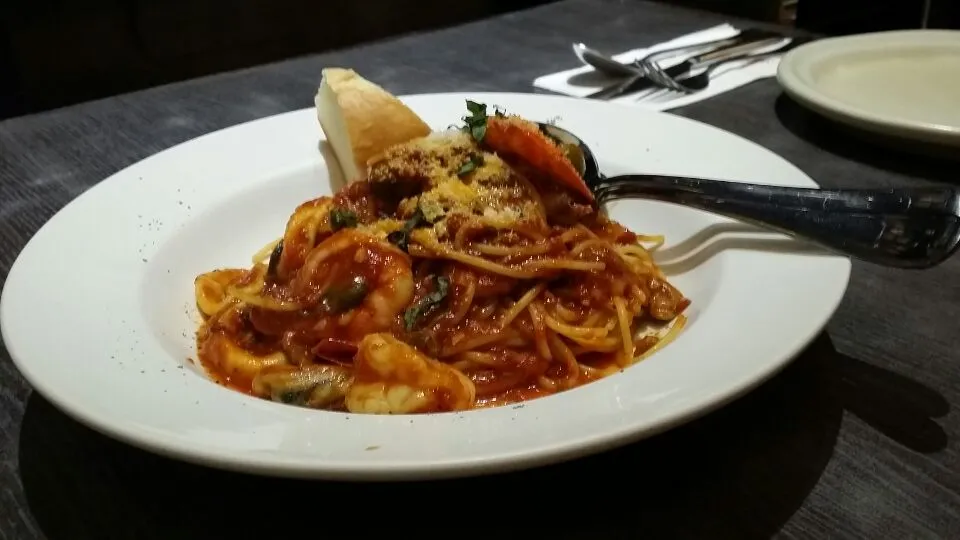 seafood  spaghetti|Lesley Kimさん