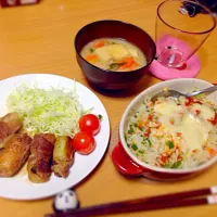 Snapdishの料理写真:今日の晩ご飯|あきさん