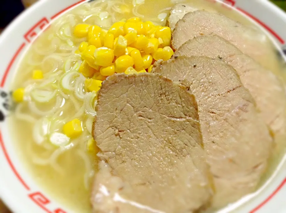 味噌コーンチャーシュー麺|RIEママさん