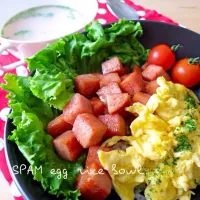 Snapdishの料理写真:スパム丼