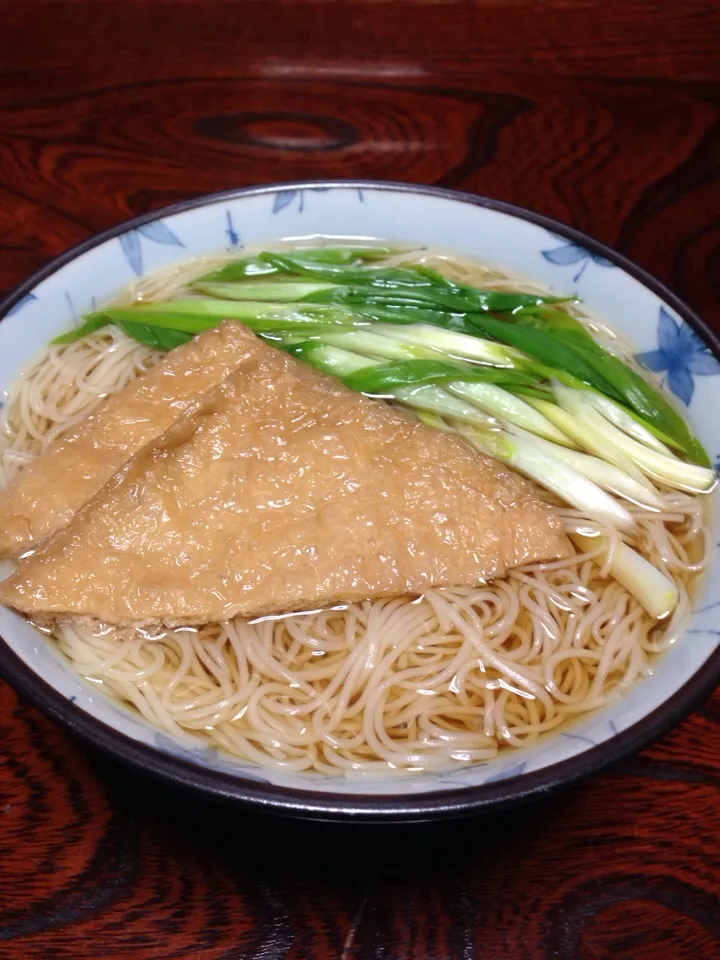 朝は、温そうめん|まさとさん