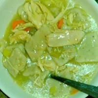 Homemade chicken dumplings soup.|Patricia Mossoさん