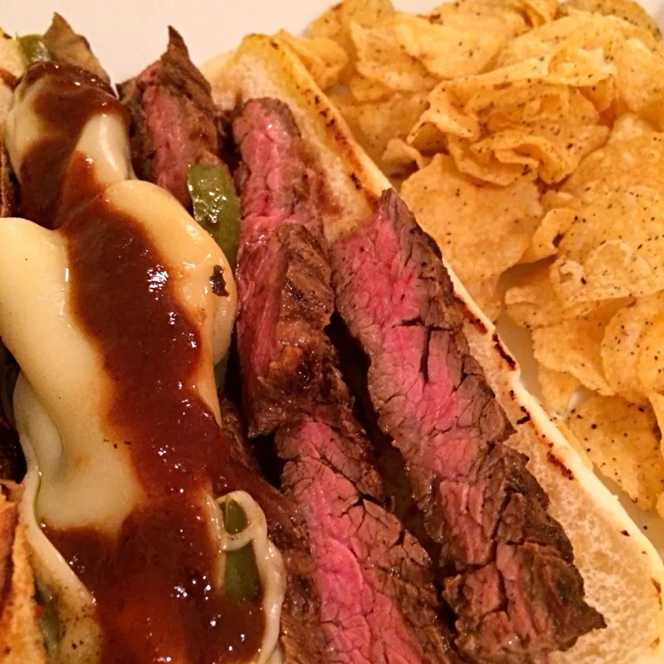 Snapdishの料理写真:Philly Cheese Steak #NFL #Playoffs #GameFood|Curt Chillさん