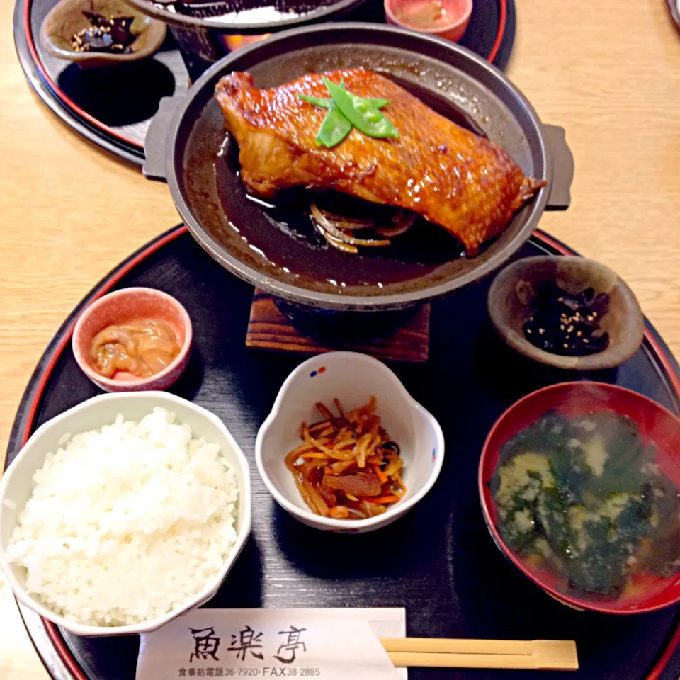 きんめ煮付け定食|たつさんさん