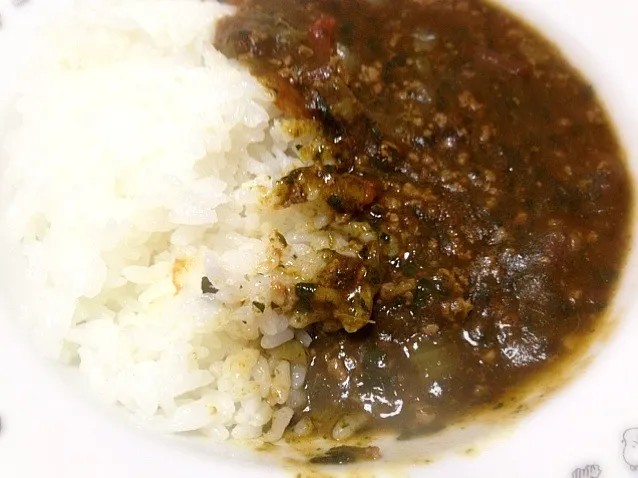 トマトとほうれん草のカレー♪|かいさん