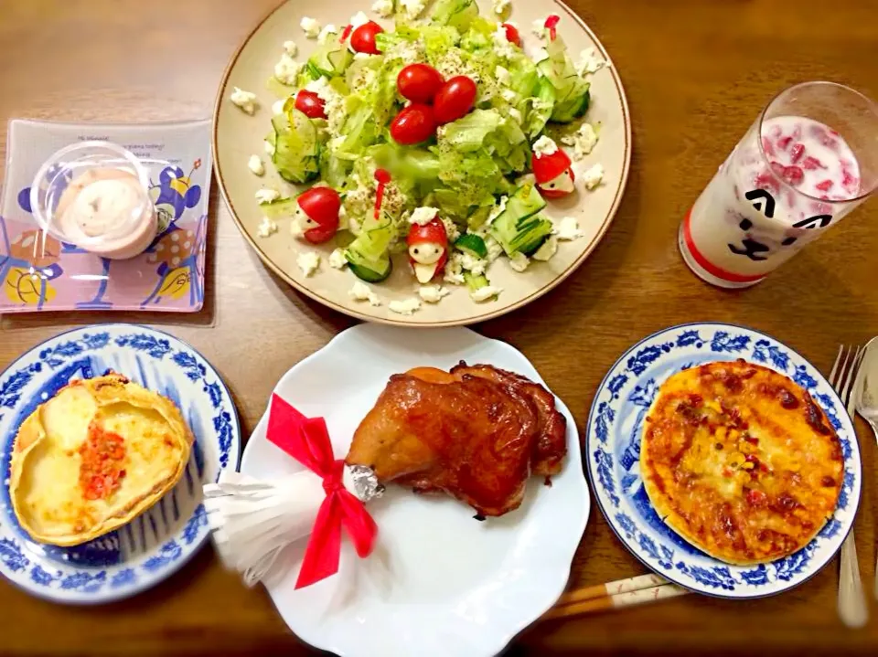 Snapdishの料理写真:手作りクリスマスディナー🎅🍴|Sato5さん