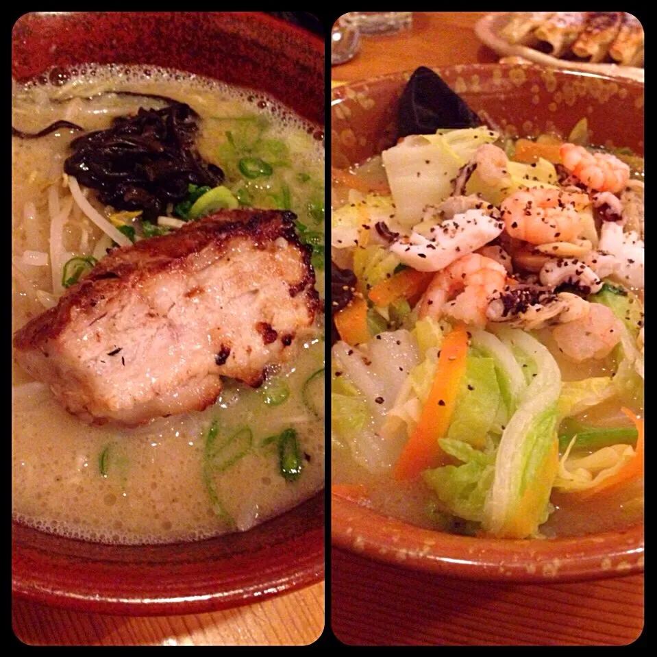 Snapdishの料理写真:久々、家族外食はラーメン|nonさん