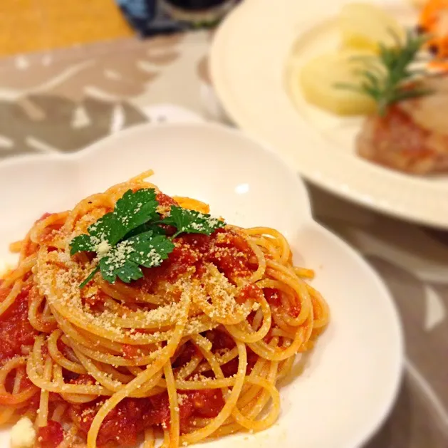 トマトソースのスパゲッティ|ヴェローナのパン屋さんさん