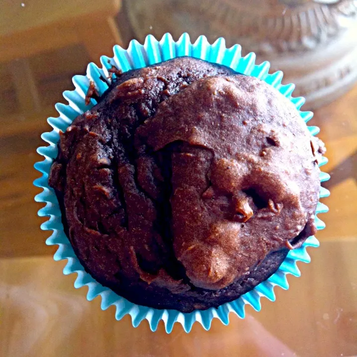 chocolate muffin. had too many of these|Whitney Kinnisonさん