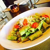 Rigatoni with Edamame Pesto|Lisa Thomasさん