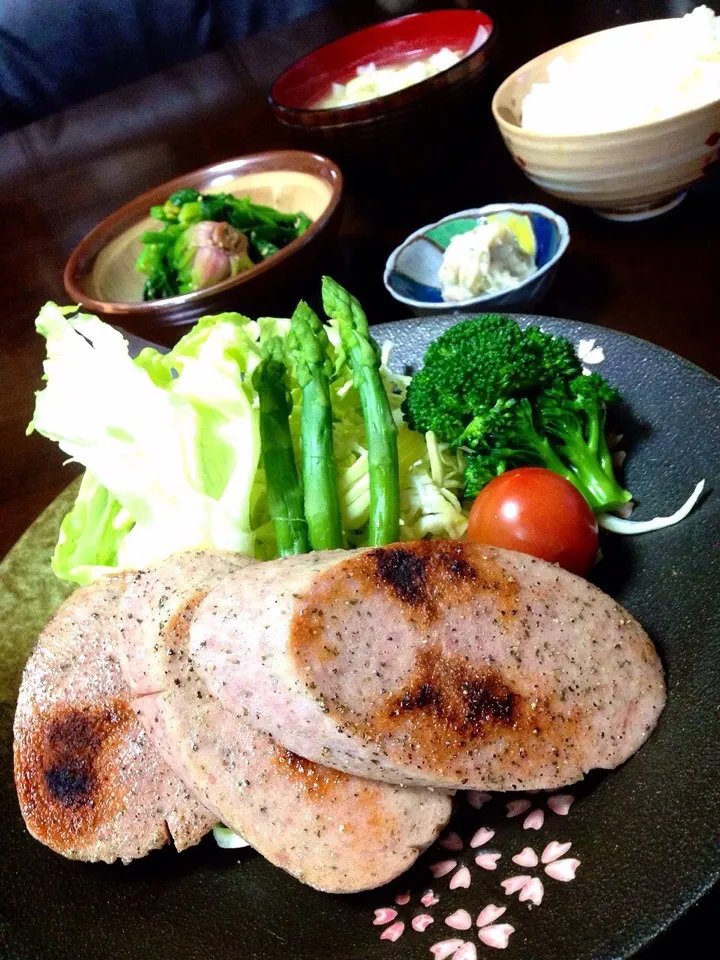 ✨俺の朝食✨朝からしっかり😁|中さんさん