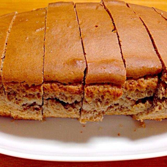 超簡単 ホットケーキミックスで あんこのパウンドケーキ プー Snapdish スナップディッシュ Id 9ezuja