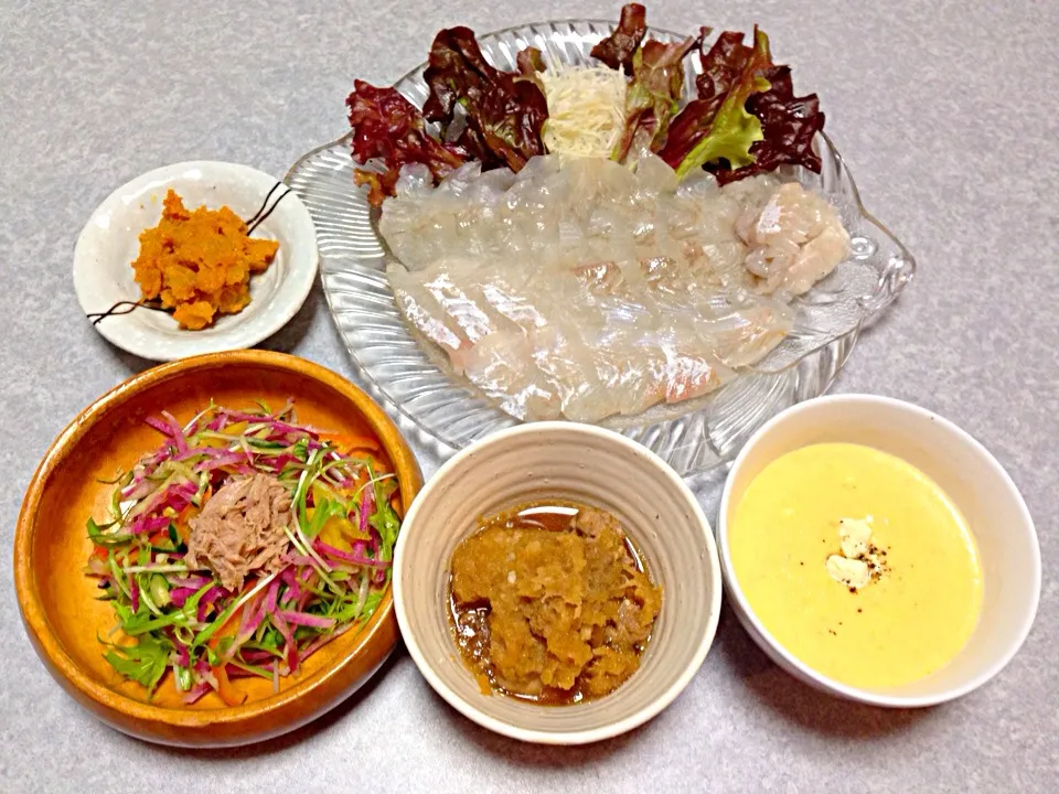 Snapdishの料理写真:みんなで作った晩ご飯|Orie Uekiさん