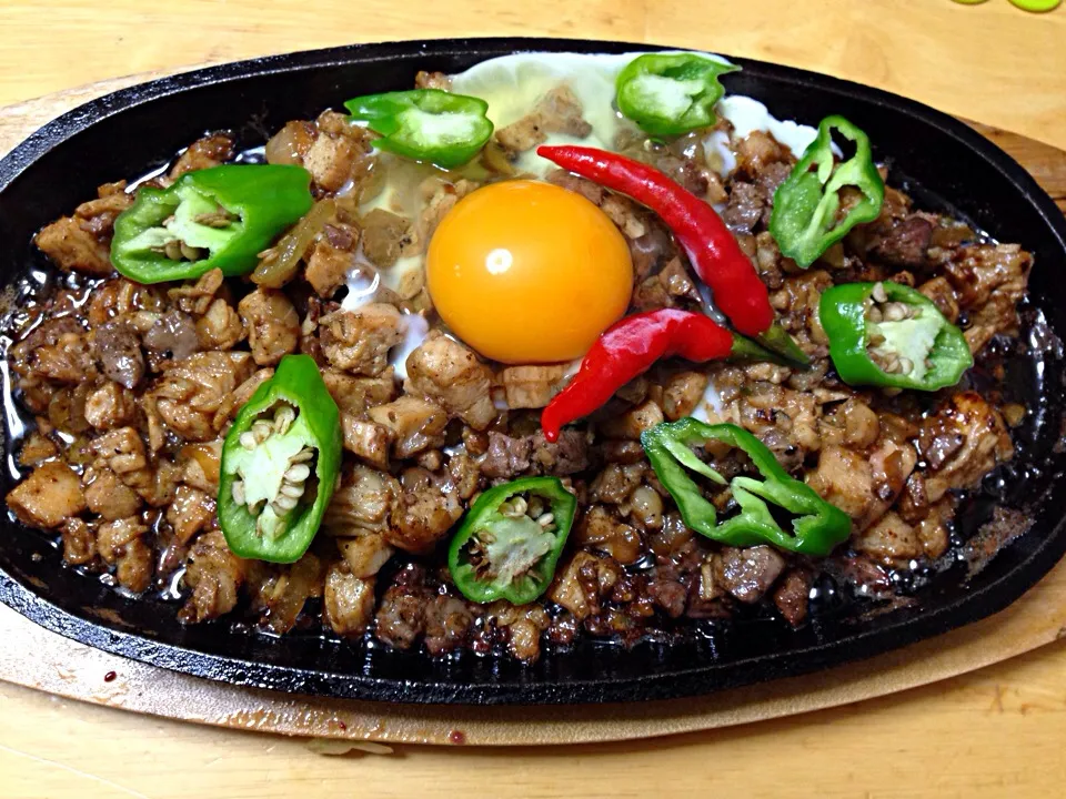 Sizzling chicken sisig|gachiyunaoさん