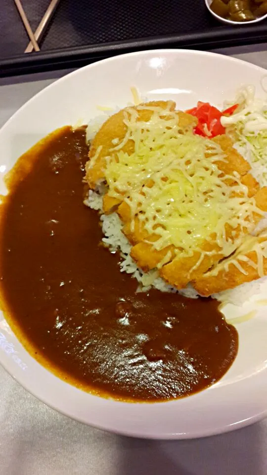 chicken katsu curry with cheese|ashleyさん