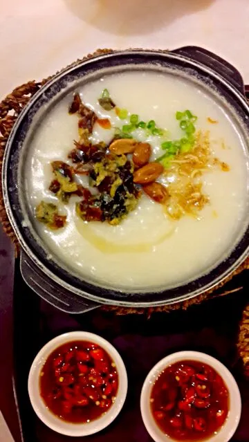 fish and century egg porridge|ashleyさん