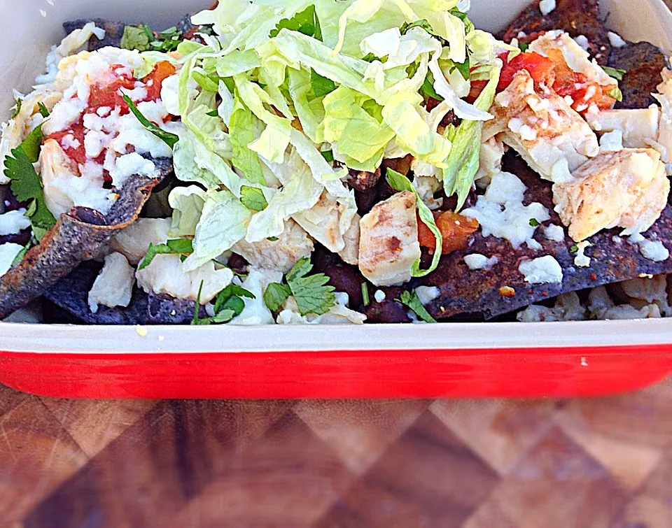 " Skinny " Loaded Chicken Nachos|lindsay robesonさん