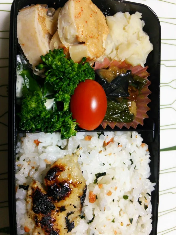 1月14日　高校生男子弁当|クッキングおやぢさん