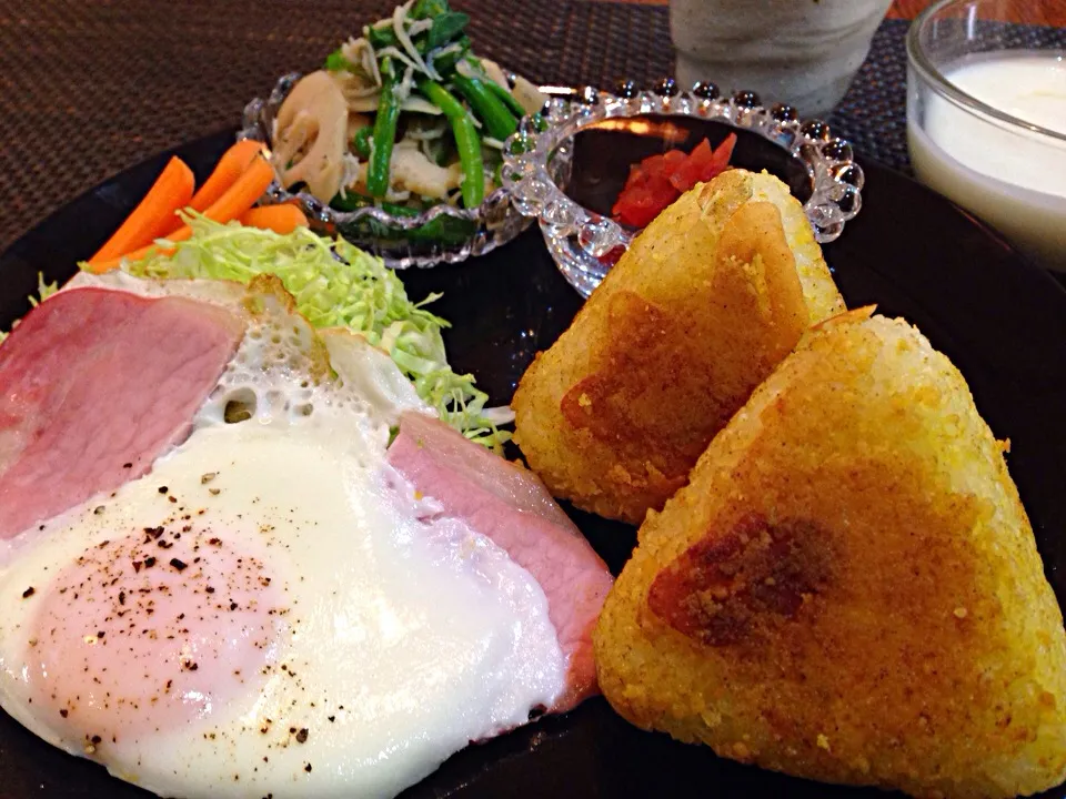 カレー焼きおにぎり٩(◜ᴗ◝ )۶|ランランらぁ〜んさん