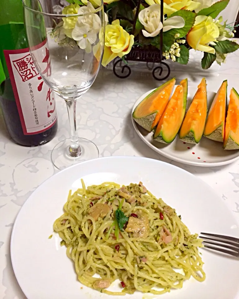 Pesto spaghetti|Luvy Lumanas Saitoさん