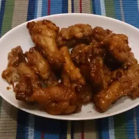 骨付き唐揚げを、甘辛煮！
子供たちは止まりません♪|Kikuno Saitoさん