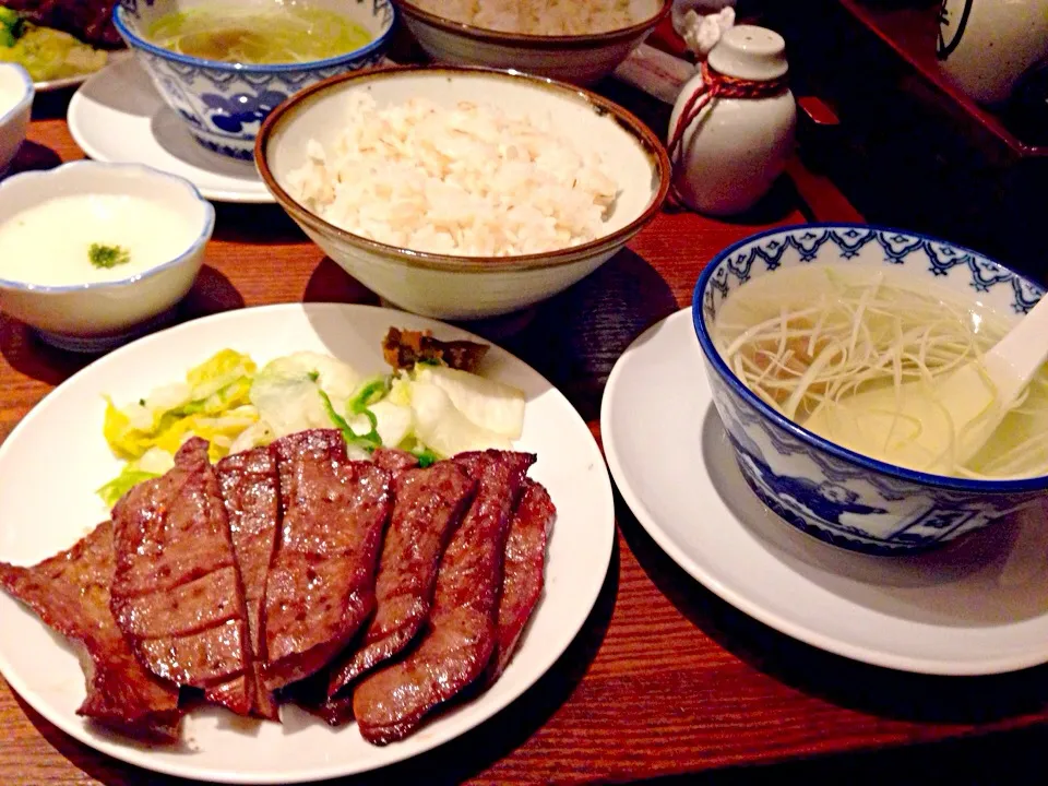 喜助の牛タン定食|ちびさん