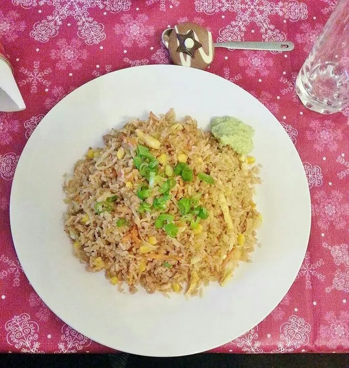 Mauritian Chicken Fried Rice with Chili Chutney..|Sharmeenconfessionsさん