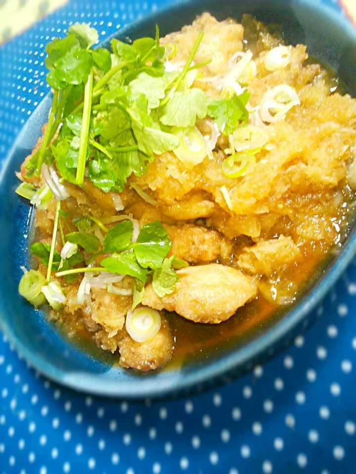 くららさんの鶏肉のみぞれ煮❤、作ったよ！わら
️|じゅんじゅんさん