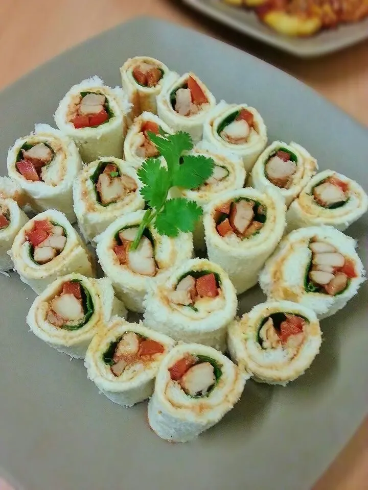 Tandoori Chicken Sandwich Sushi..|Sharmeenconfessionsさん