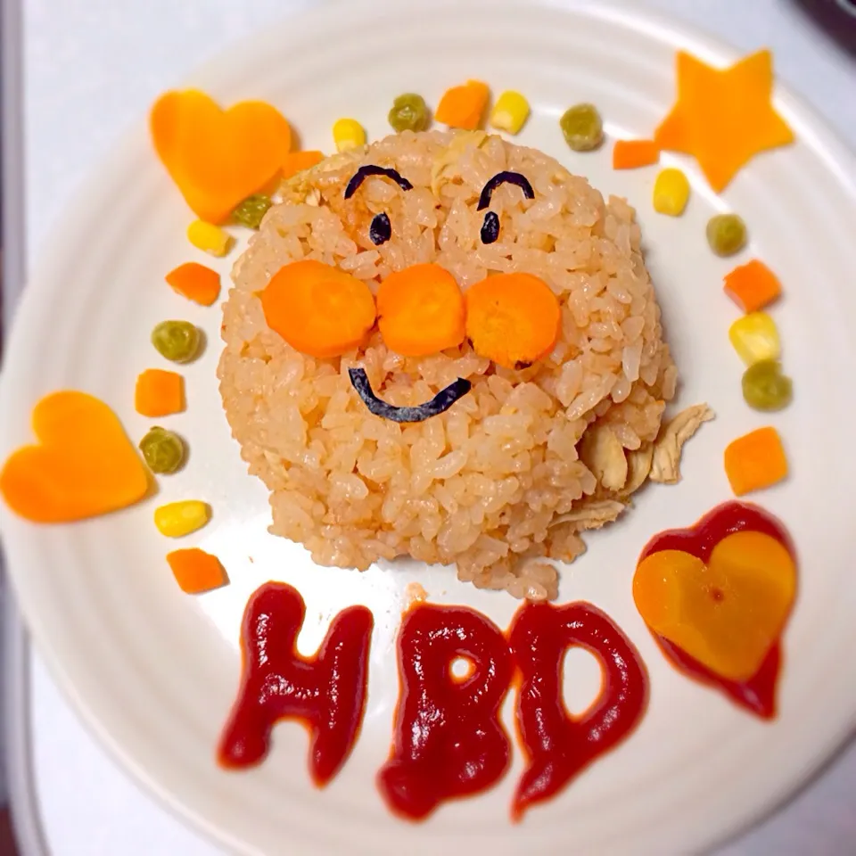 Birthday plate…anpanman★|Naoko Noharaさん