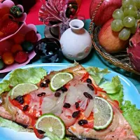 homemade steam salmon|Ohlayさん