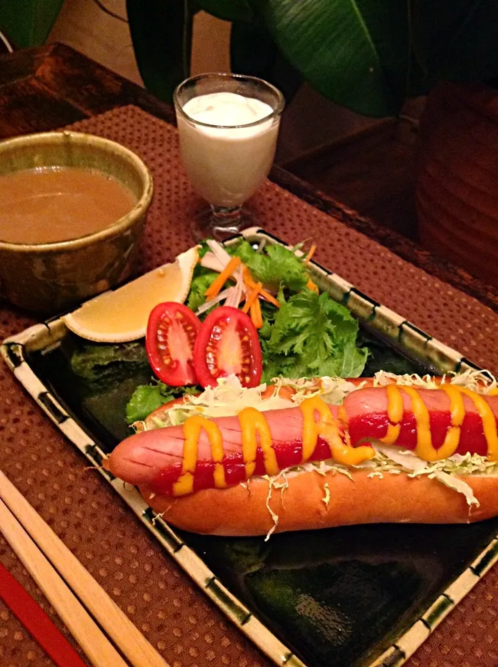 朝食 ホットドッグ|izunさん