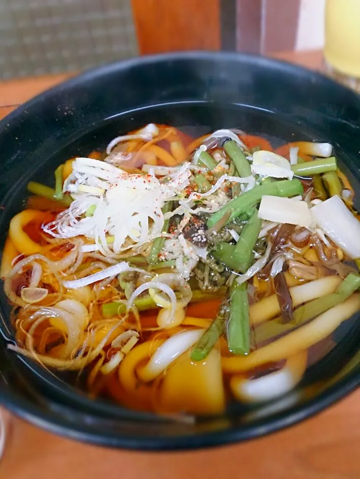 朝ごはん。上野駅で立ち食いうどん。|Reikoさん