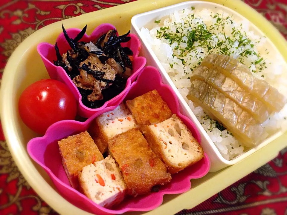 きんぴらがんもとひじき弁当|もえさん