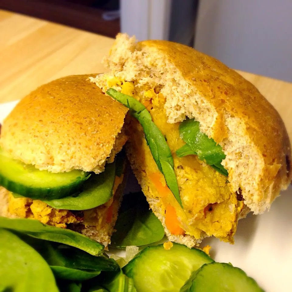 Vegan lentil burgers!|foodorfoe✌️さん