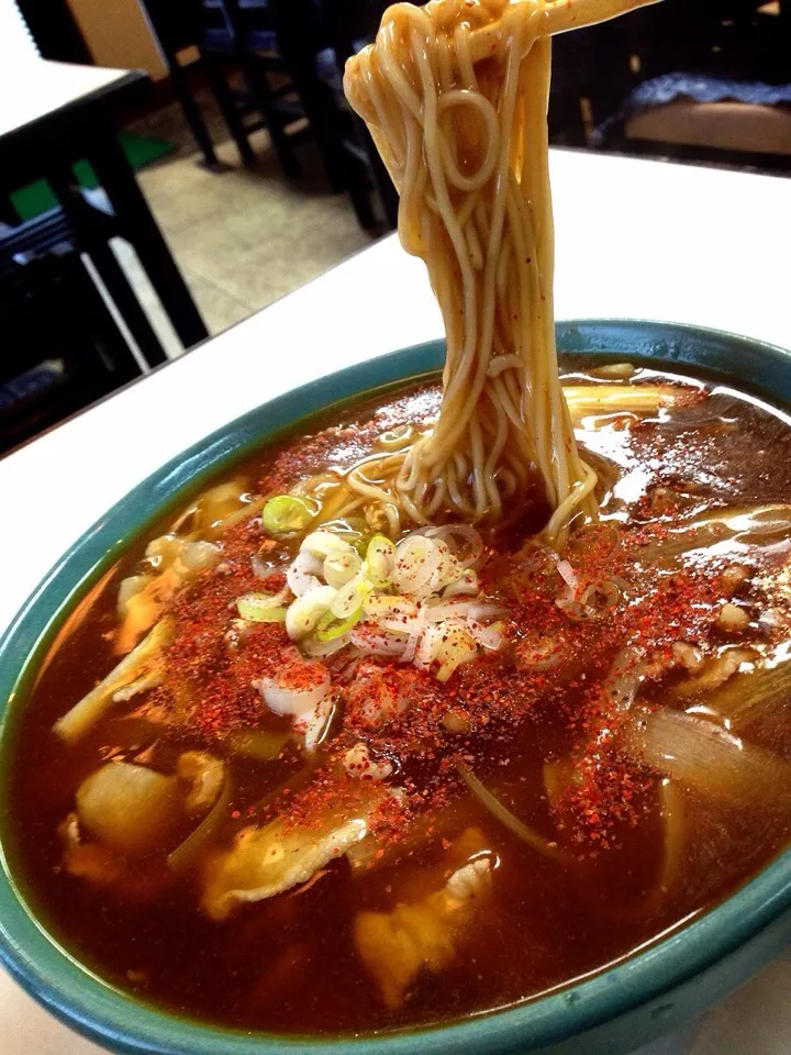 Snapdishの料理写真:✨俺の大盛りカレーそば✨寒空の下編〜|中さんさん