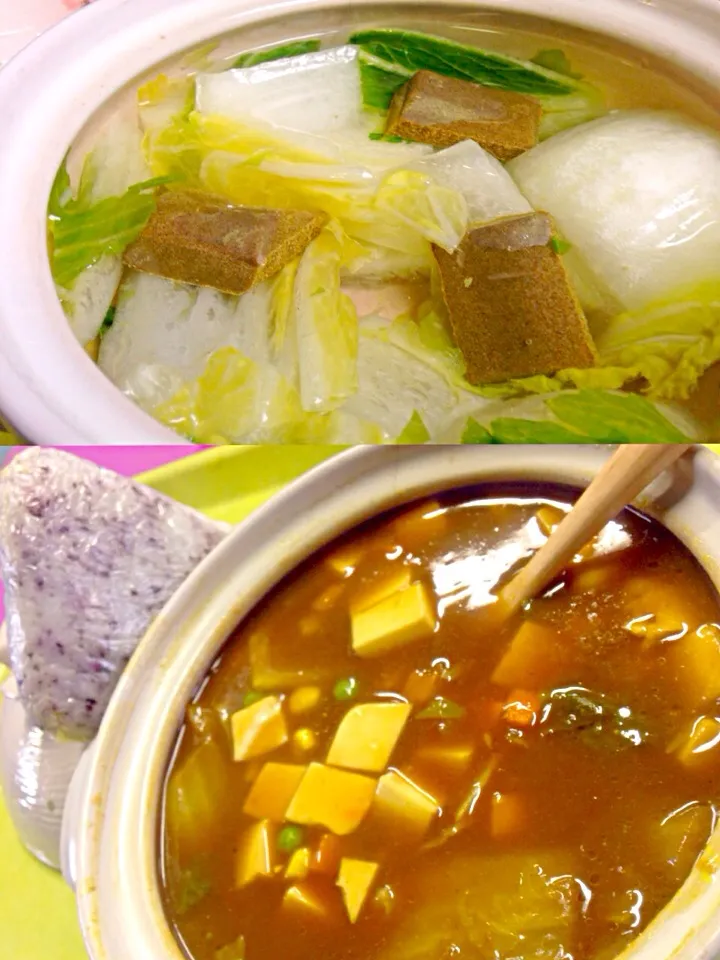 Snapdishの料理写真:和風野菜カレーシチュー🍛白菜と豆腐の旨煮風🍲|マニラ男さん