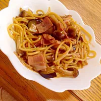 キノコパスタ|しぃさん