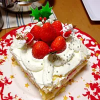 いちごのケーキクリスマスバージョン|Yuri Yabunakaさん