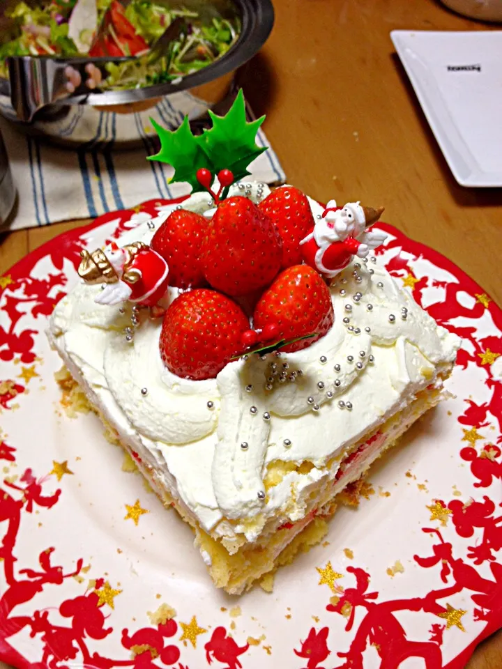 いちごのケーキクリスマスバージョン|Yuri Yabunakaさん