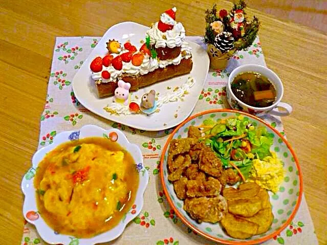 クリスマス料理♡|あーくn((さん