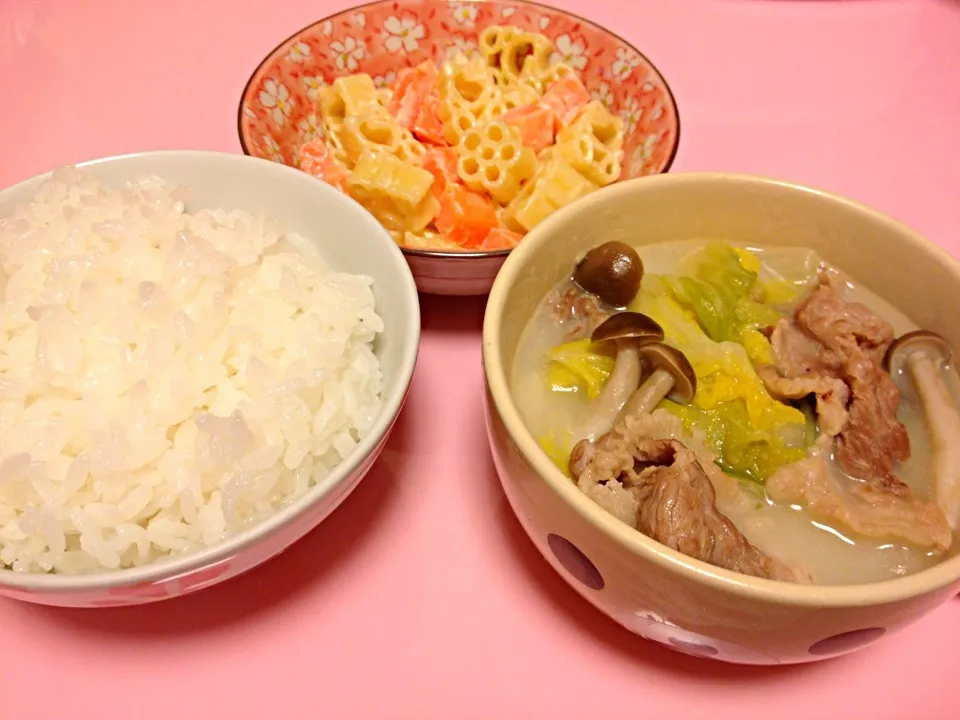 白菜と豚肉のクリーム煮|まよさん