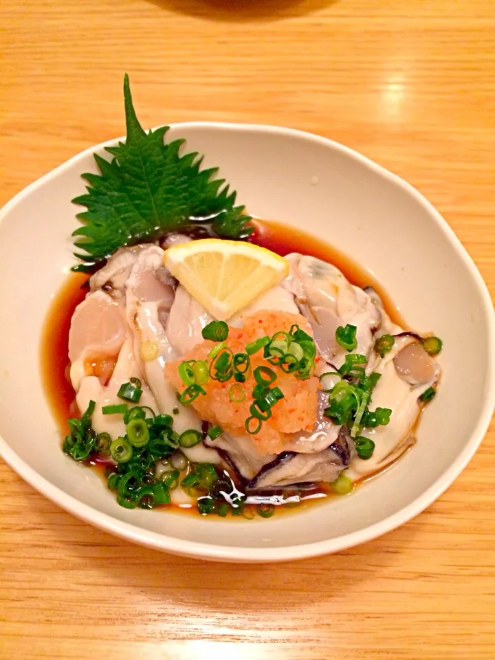 カキ酢〜日本酒ですね🍶|のんきーもんきーさん