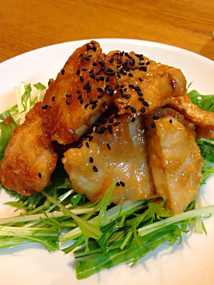 さくちんさんの料理 簡単 鶏胸肉の味噌マヨ焼き🎶|まつださんさん