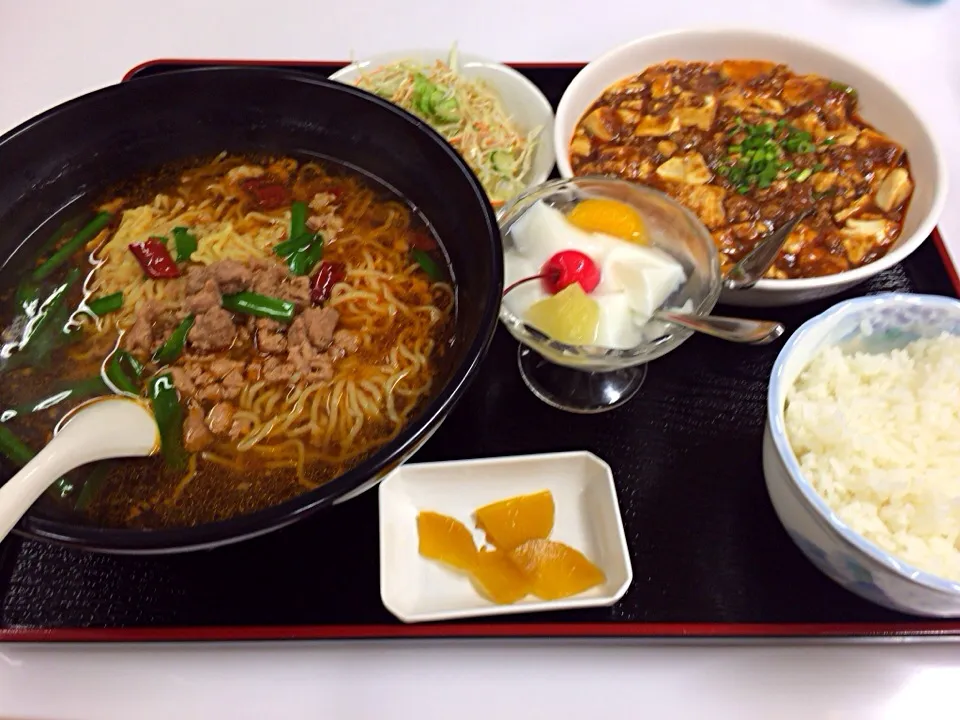 麻婆豆腐定食|ぬぬ。さん